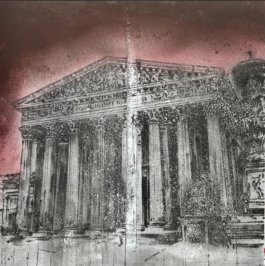Jorge Tacla, Breaking News 2, (2022).  Image courtesy of the artist and Cristin Tierney.