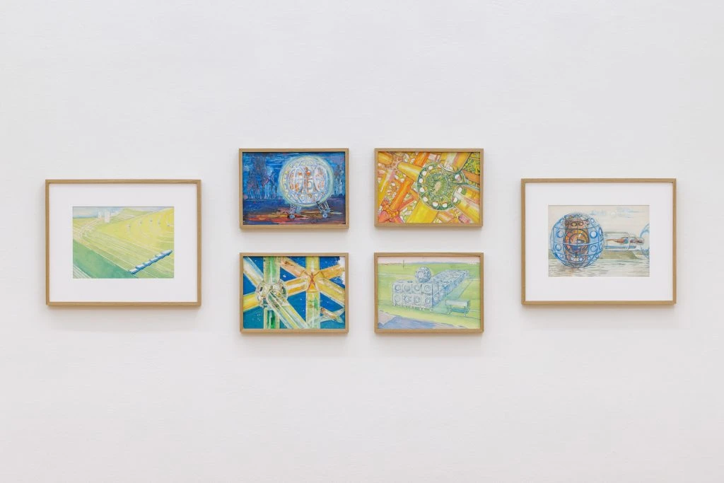 installation view. "the infinite eye," Croy Nielsen, Vienna, 2022. Courtesy Croy Nielsen, Vienna.  Photo: Kunstdokumentation.com