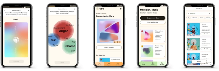 A look at the features offered by the OYE app.
