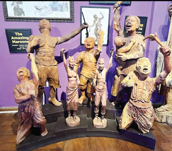 A depiction of Africans who have freed themselves from slavery