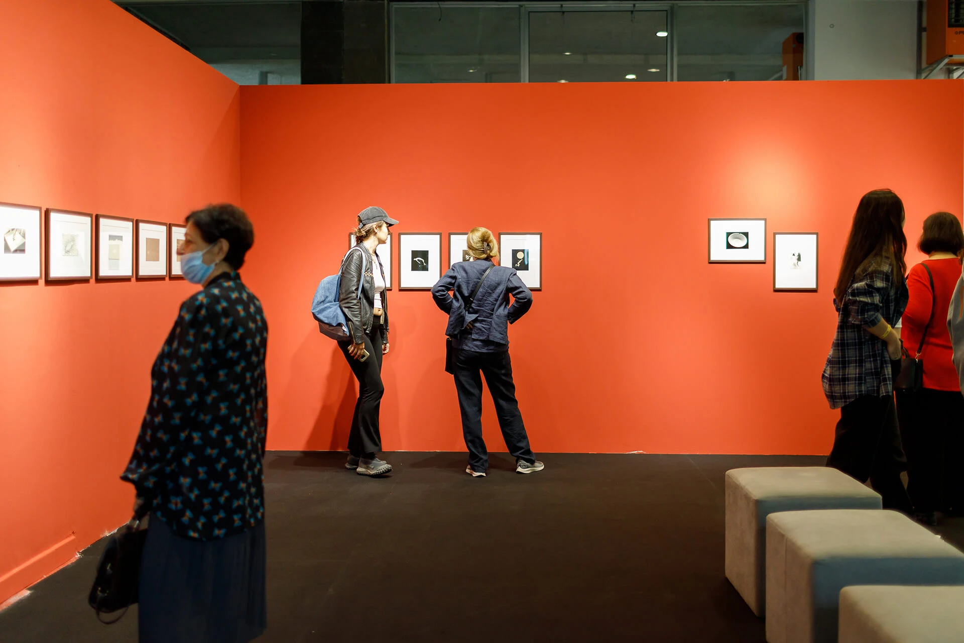 Chanel House, October 1990, Thierry Bouët;  R: Couple, 2012Watercolor on paper, VakhoBugadze|  Tbilisi Art Fair|  STIRworld