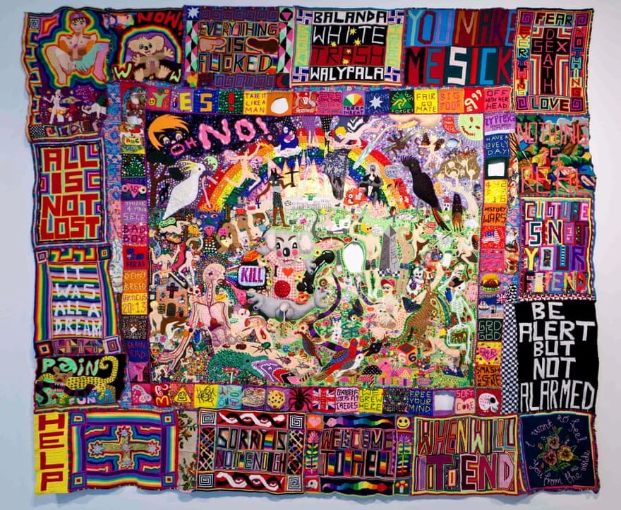 Poster for artist Paul Yore's upcoming exhibition at the ACCA in Melbourne. Australia.