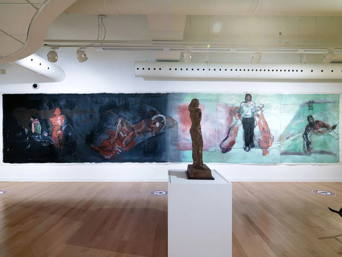 The artwork will now be on display in the Difficult exhibition until January 21, 2023.  (Joseph Hartman/Special to the Sentinel Review)