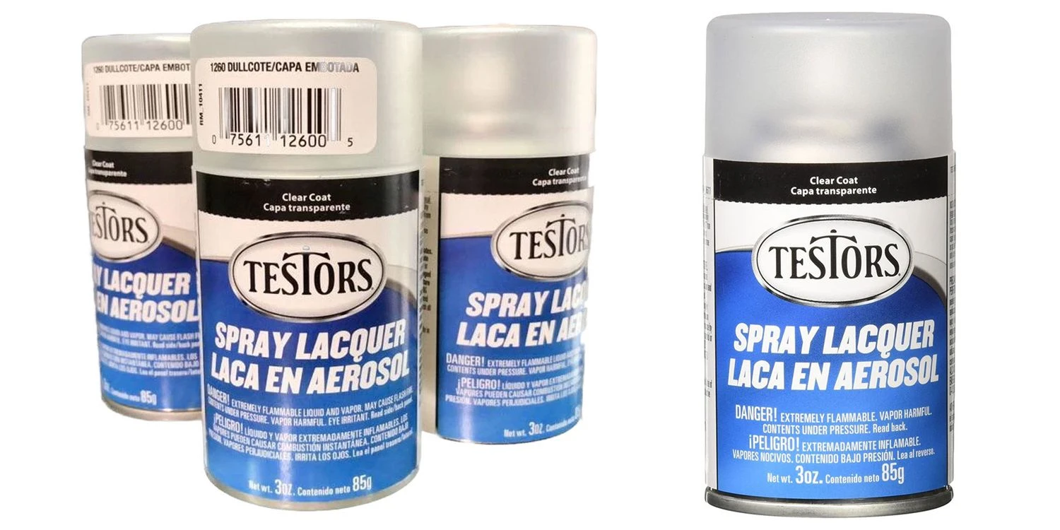 testors dullcote spray paint
