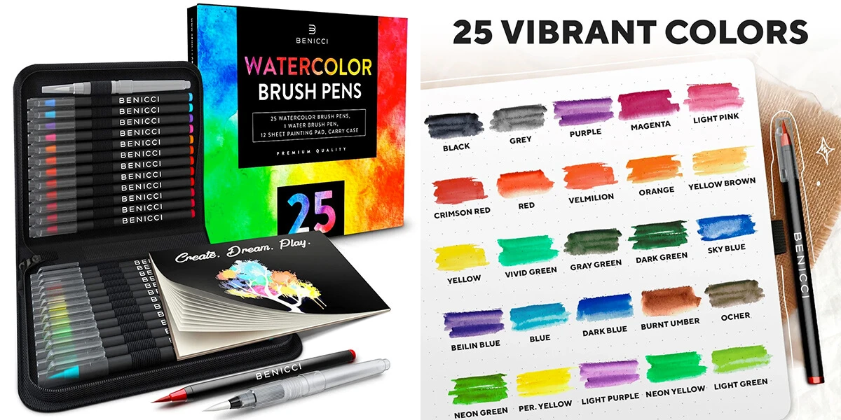 Benicci Watercolor Brush Pants Set: $19.97