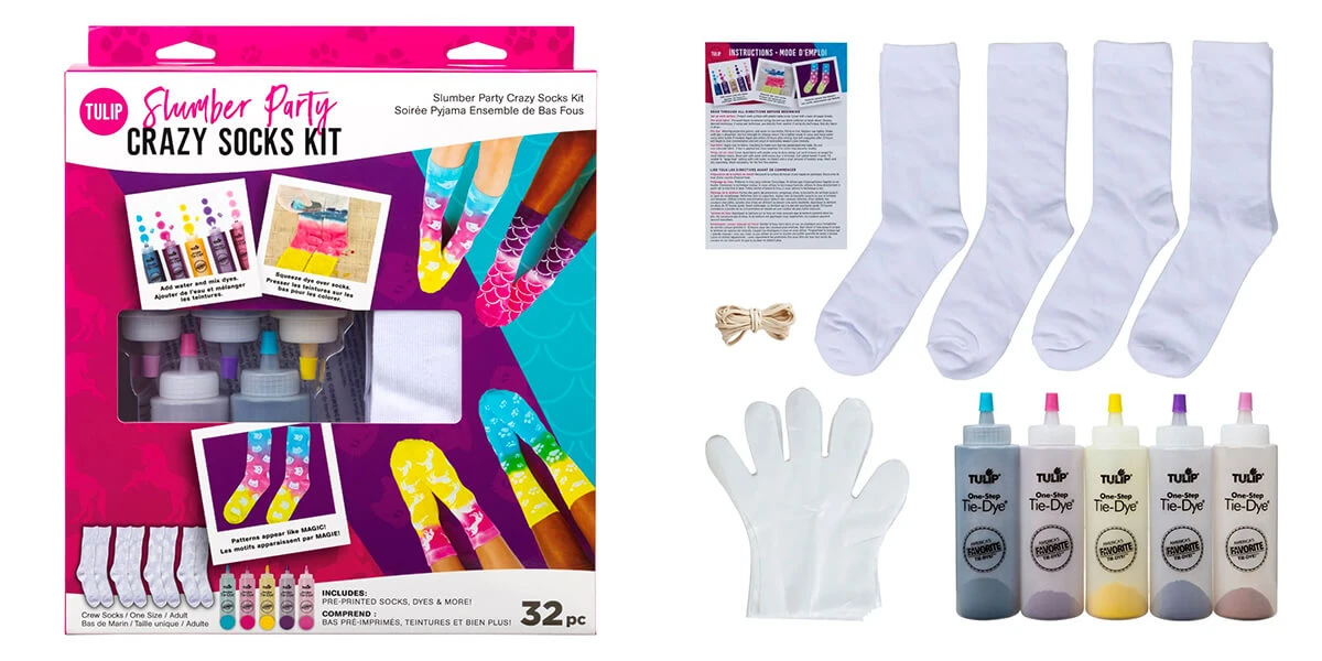 Tulip Slumber Party Crazy Socks Kit: $19.79