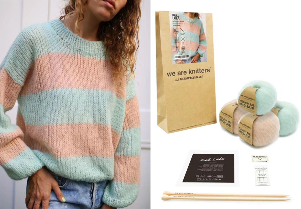 We Are Knitters Pull Lula Knitting Kit: $78+